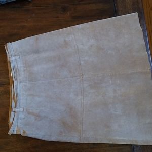 Isaac Mizrahi Leather Skirt